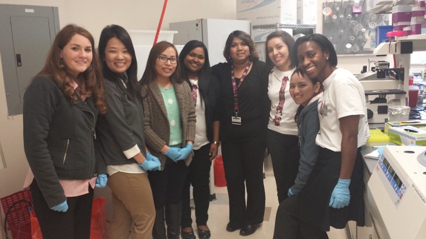College Station P1s Visit the Lab