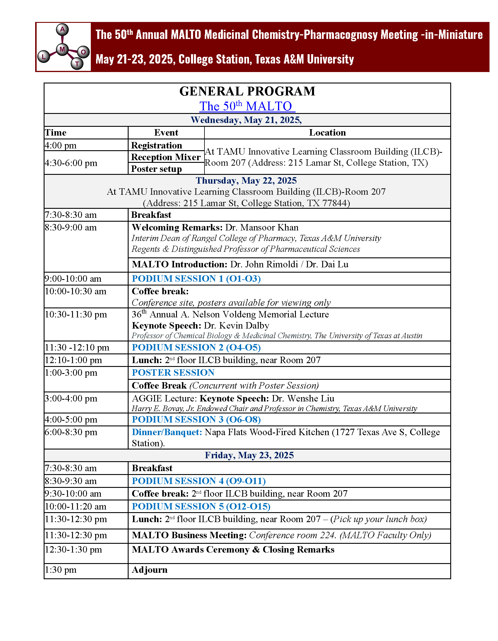 malto general program